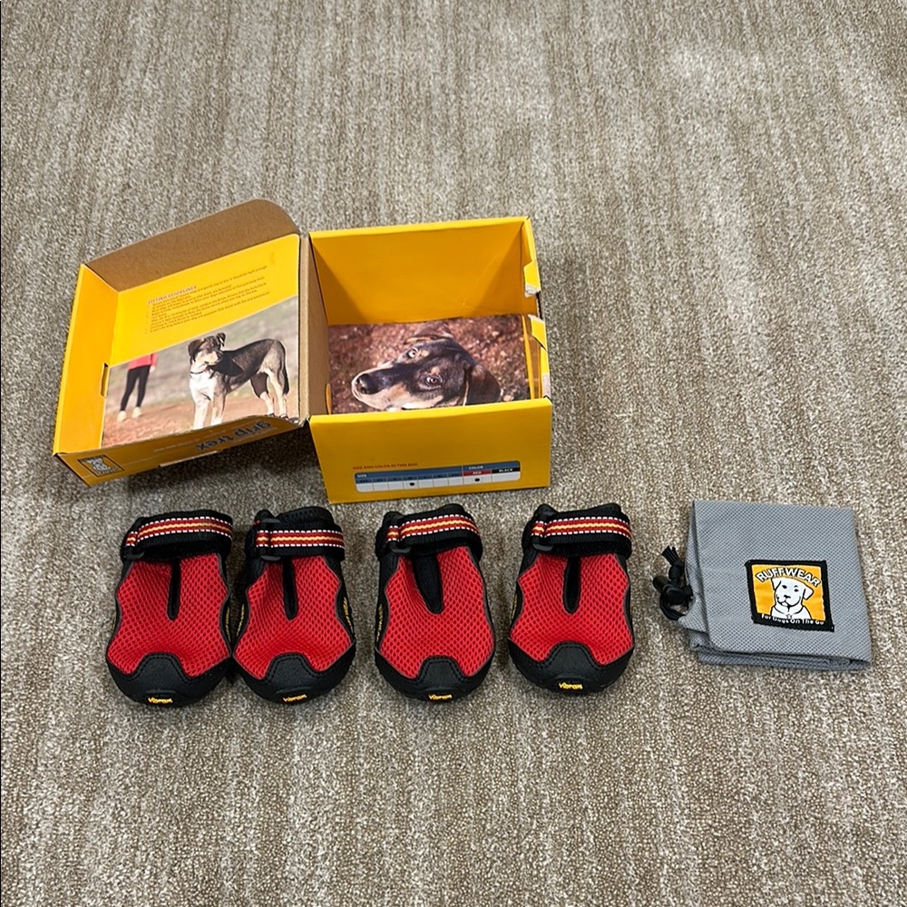 Bark’n Boots Ruffwear All-condition Terrain Season Paw Width 2.75 Red Dog Medium